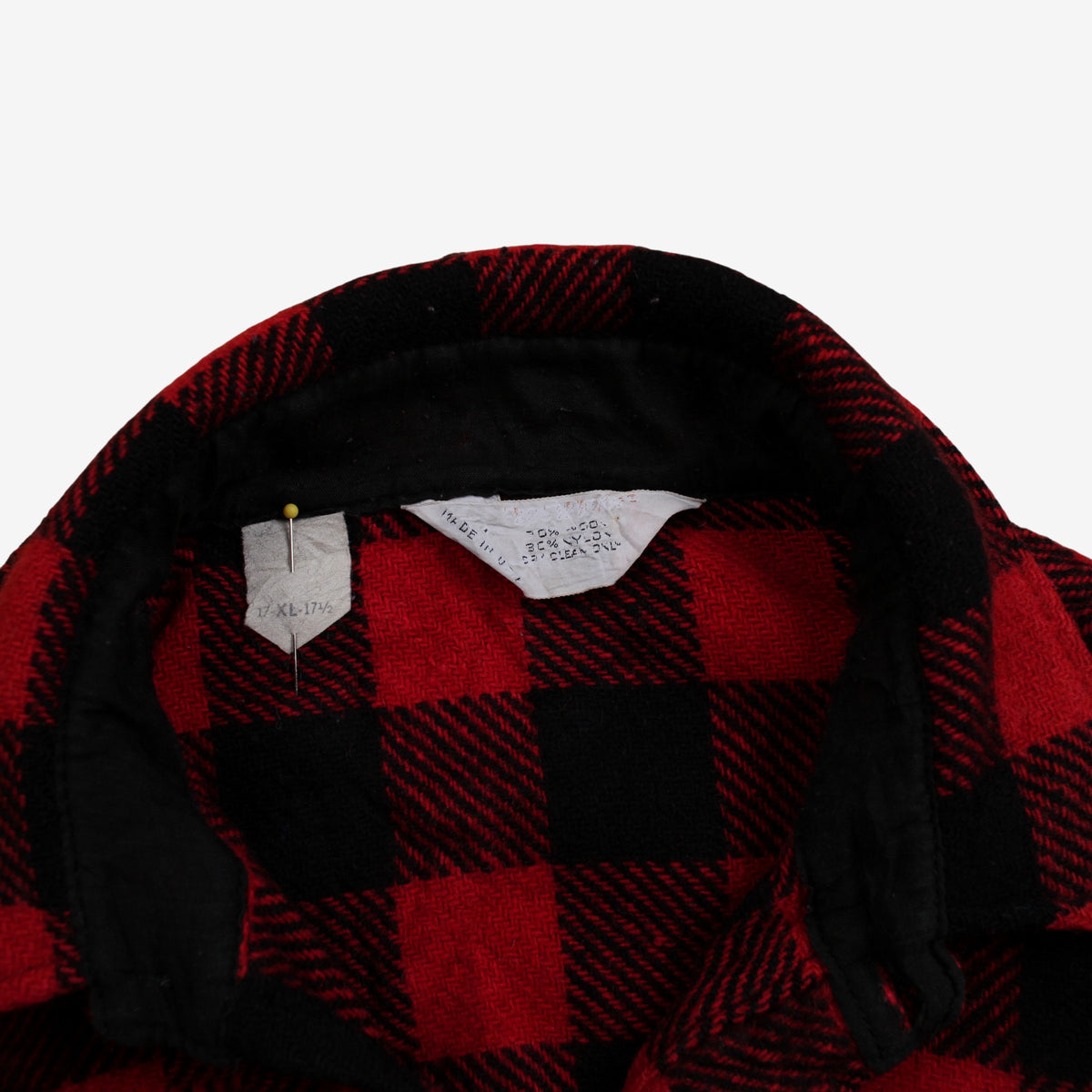 Vintage Workwear Flannel Shirt XL Mens 60s