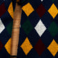 Vintage Tally Ho Argyle Cardigan M Womens 90s