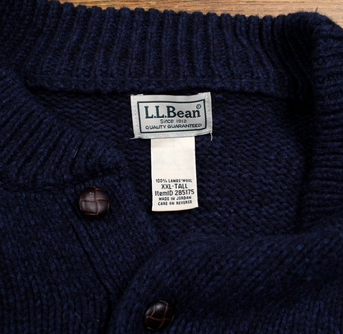 L.L. Bean Wool Jumper 2XL Tall Mens