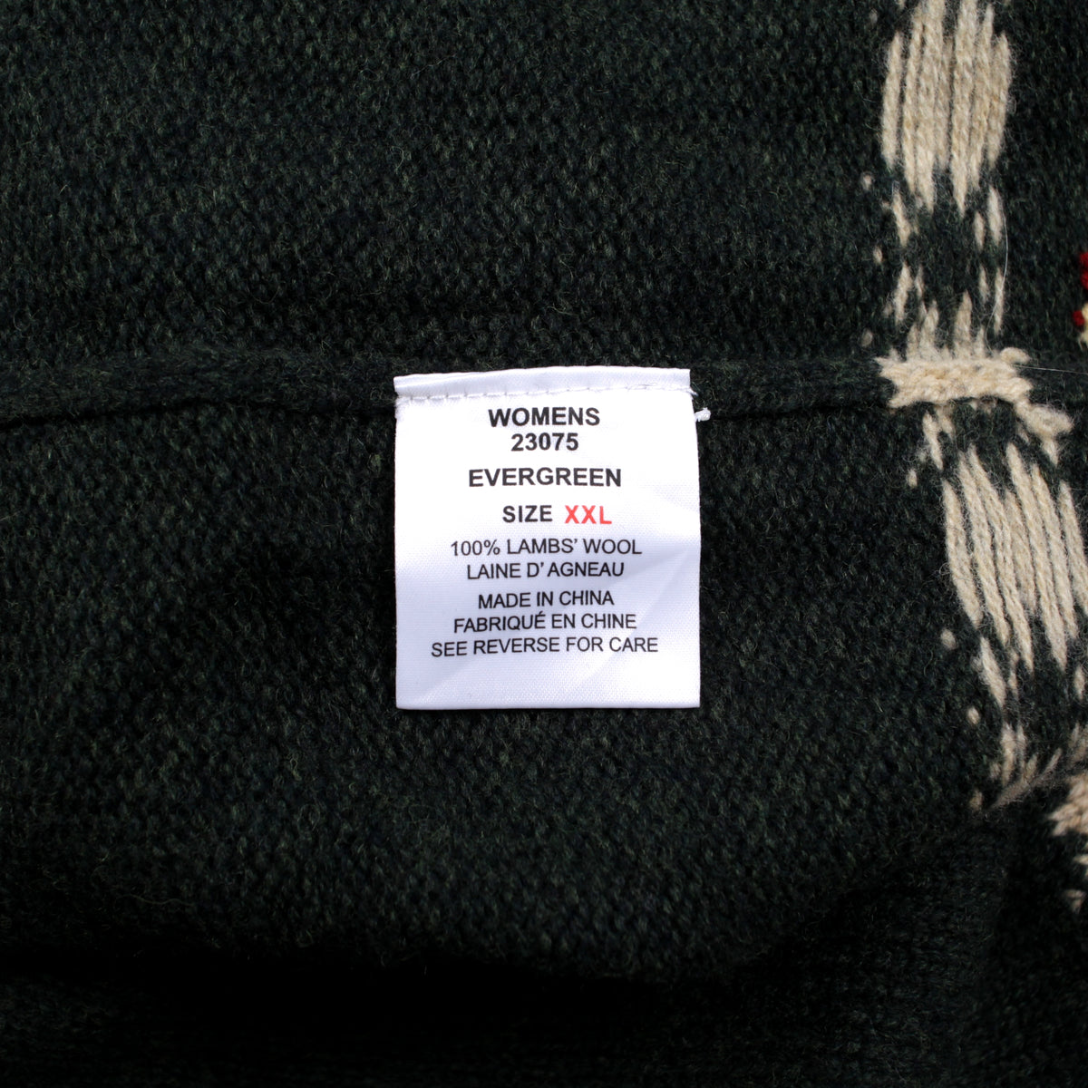 Woolrich Wool Fair Isle Cardigan 2XL Womens