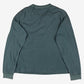 Vintage L L. Bean T-shirt M Mens 90s Green Striped Henley Long Sleeve USA Made