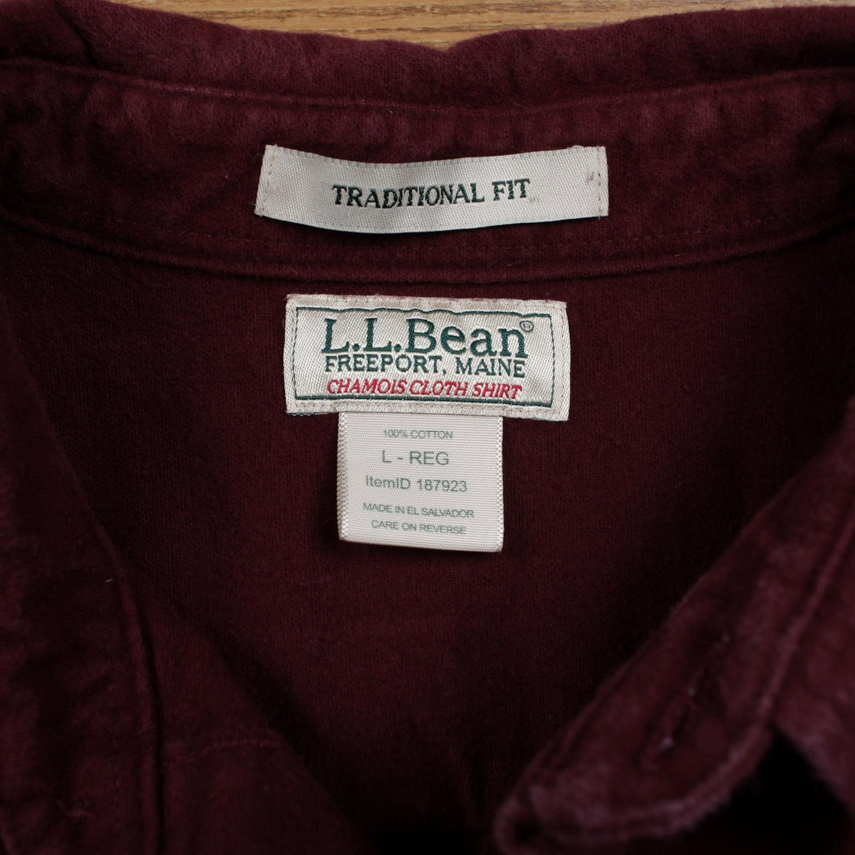 Vintage L.L. Bean Chamois Workwear Shirt L Mens 90s