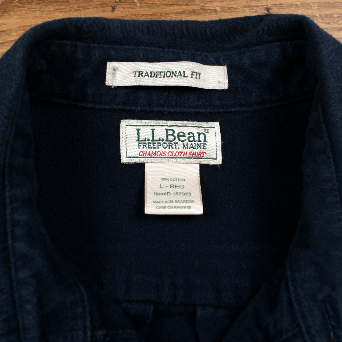 Vintage L.L. Bean Chamois Flannel Shirt L Mens 90s