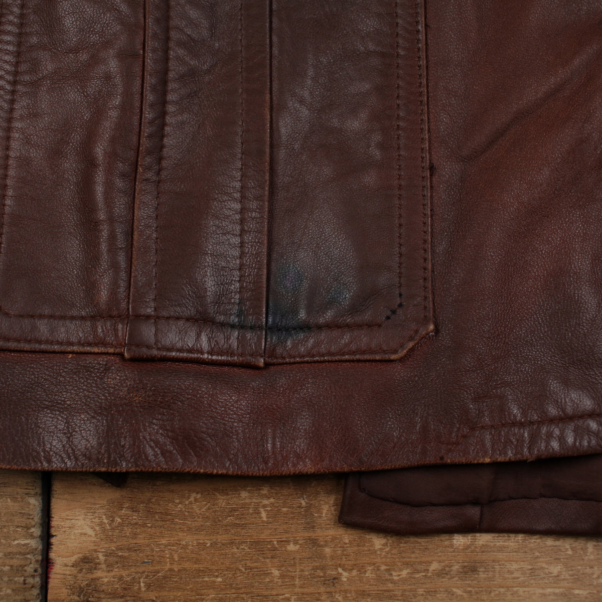 Vintage J Rodriguez Leather Jacket M Mens 70s