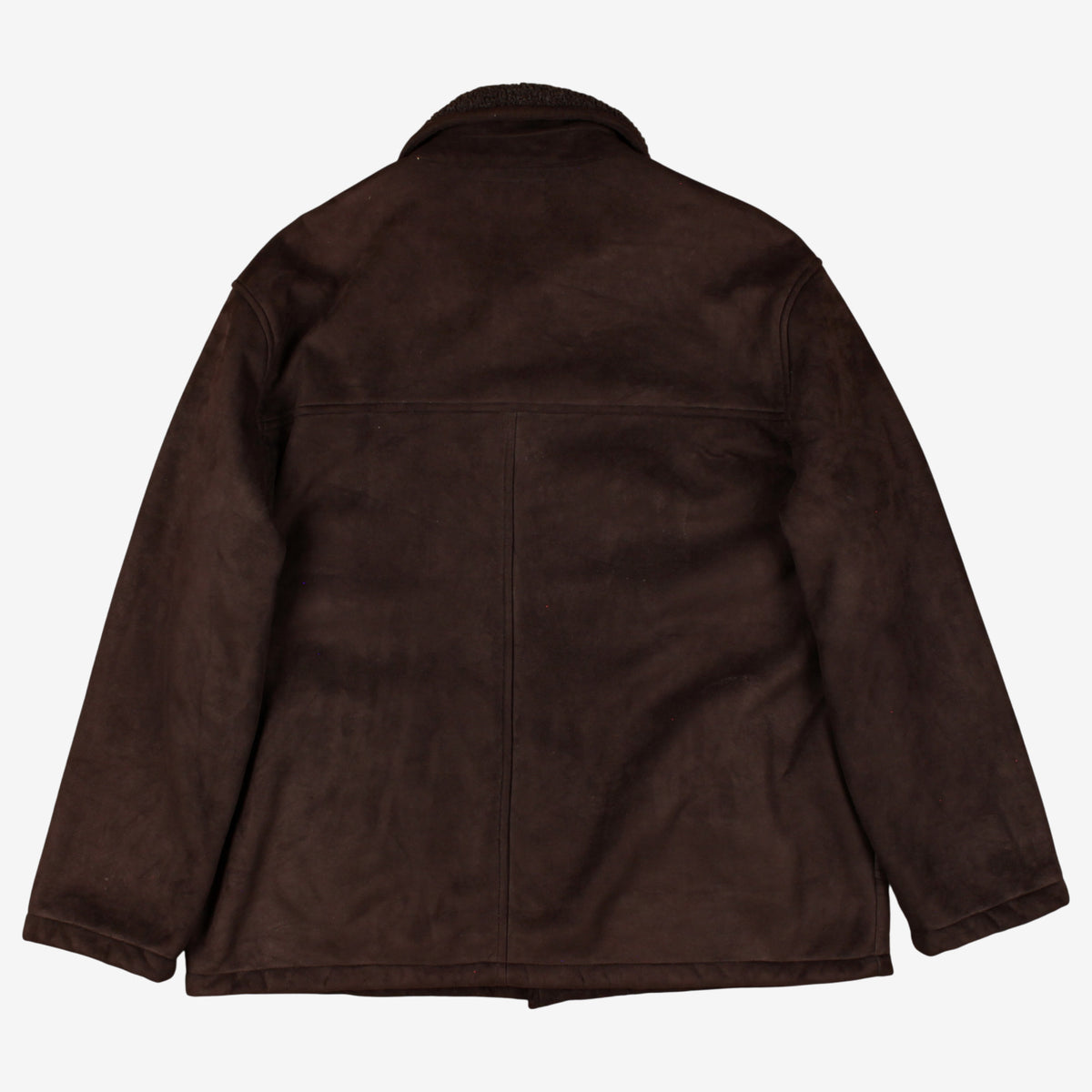 Cherokee Faux Suede Shearling Jacket L Mens 00s
