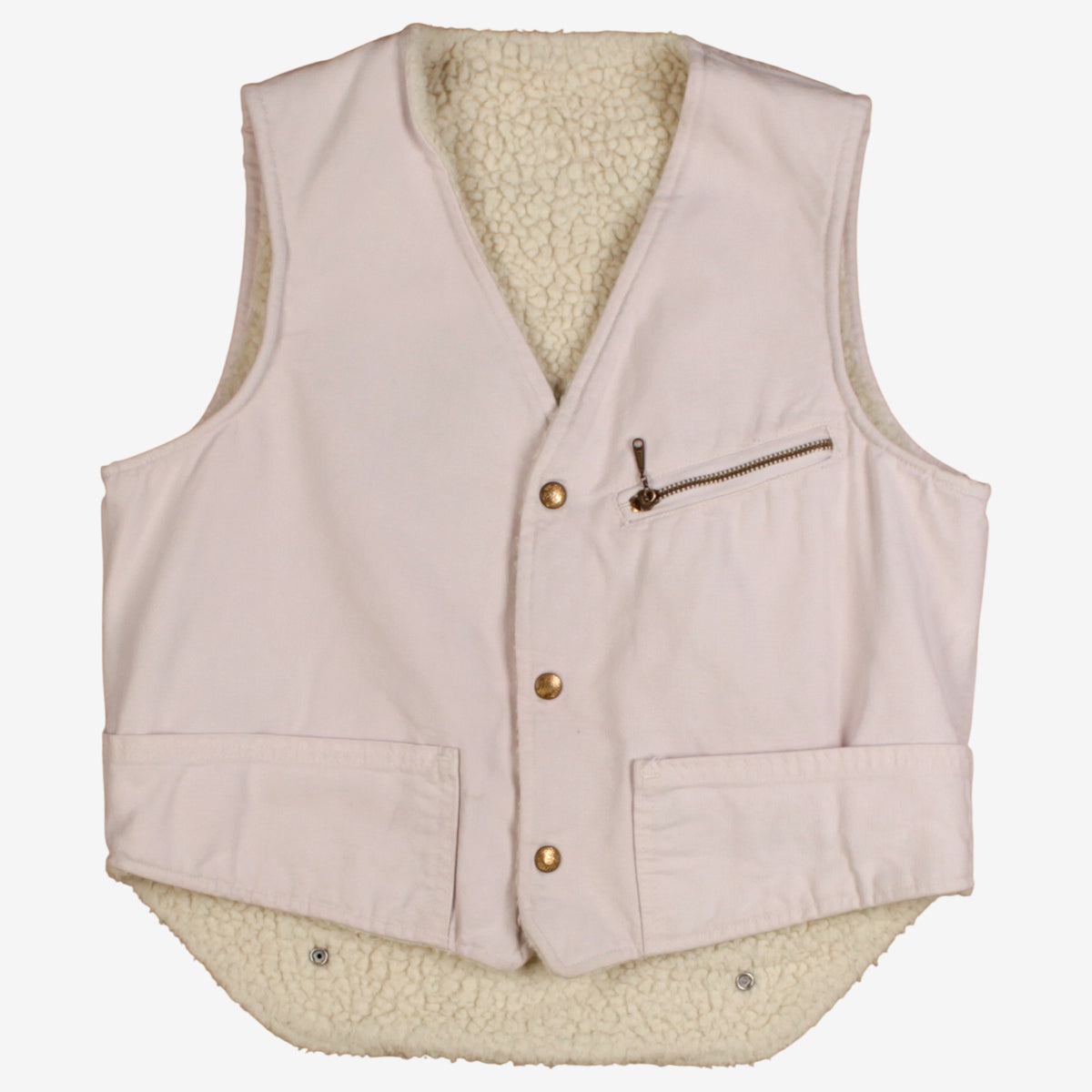 Vintage Carters Workwear Waistcoat Pink S Womens 90s