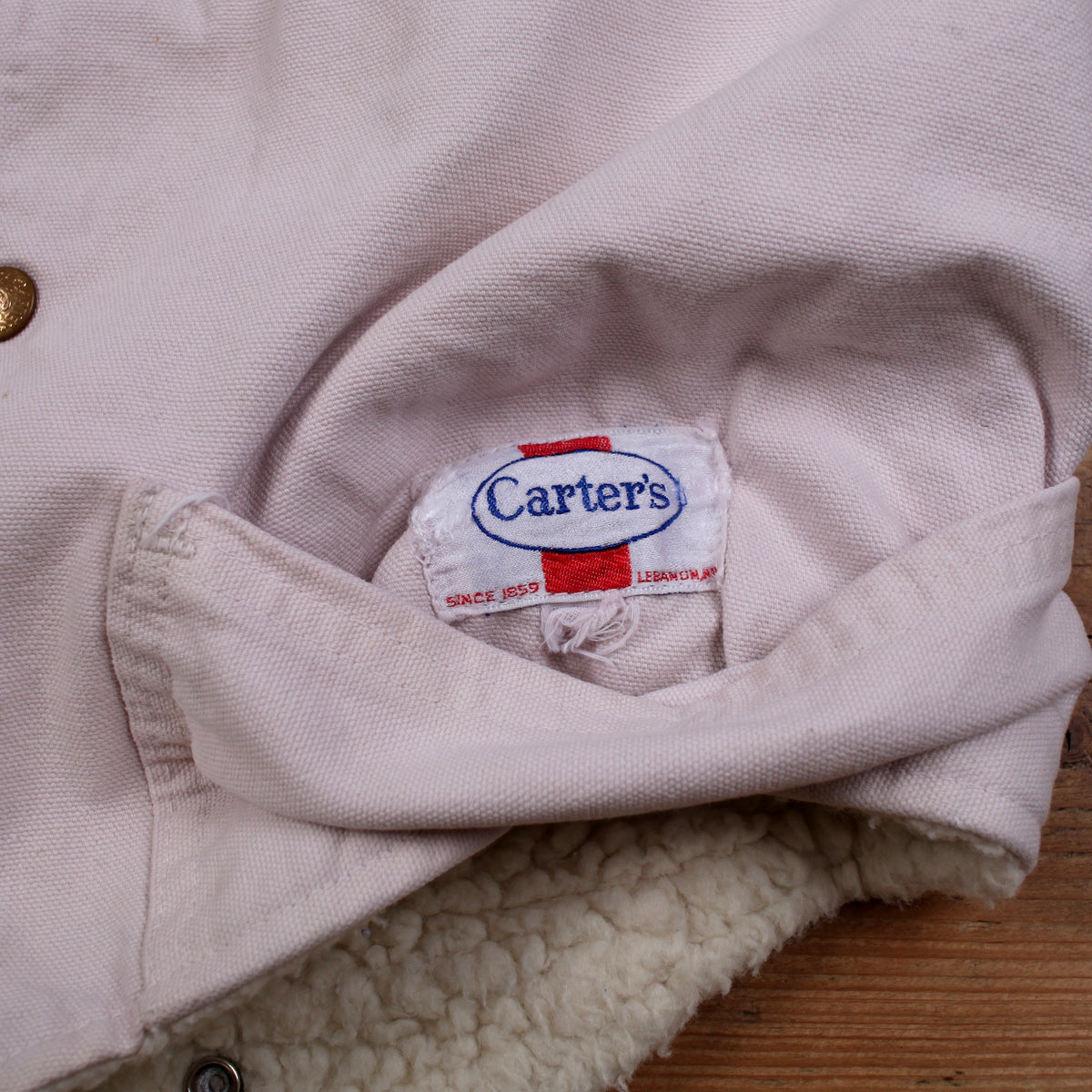 Vintage Carters Workwear Waistcoat Pink S Womens 90s