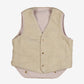Vintage Carters Workwear Waistcoat Pink S Womens 90s
