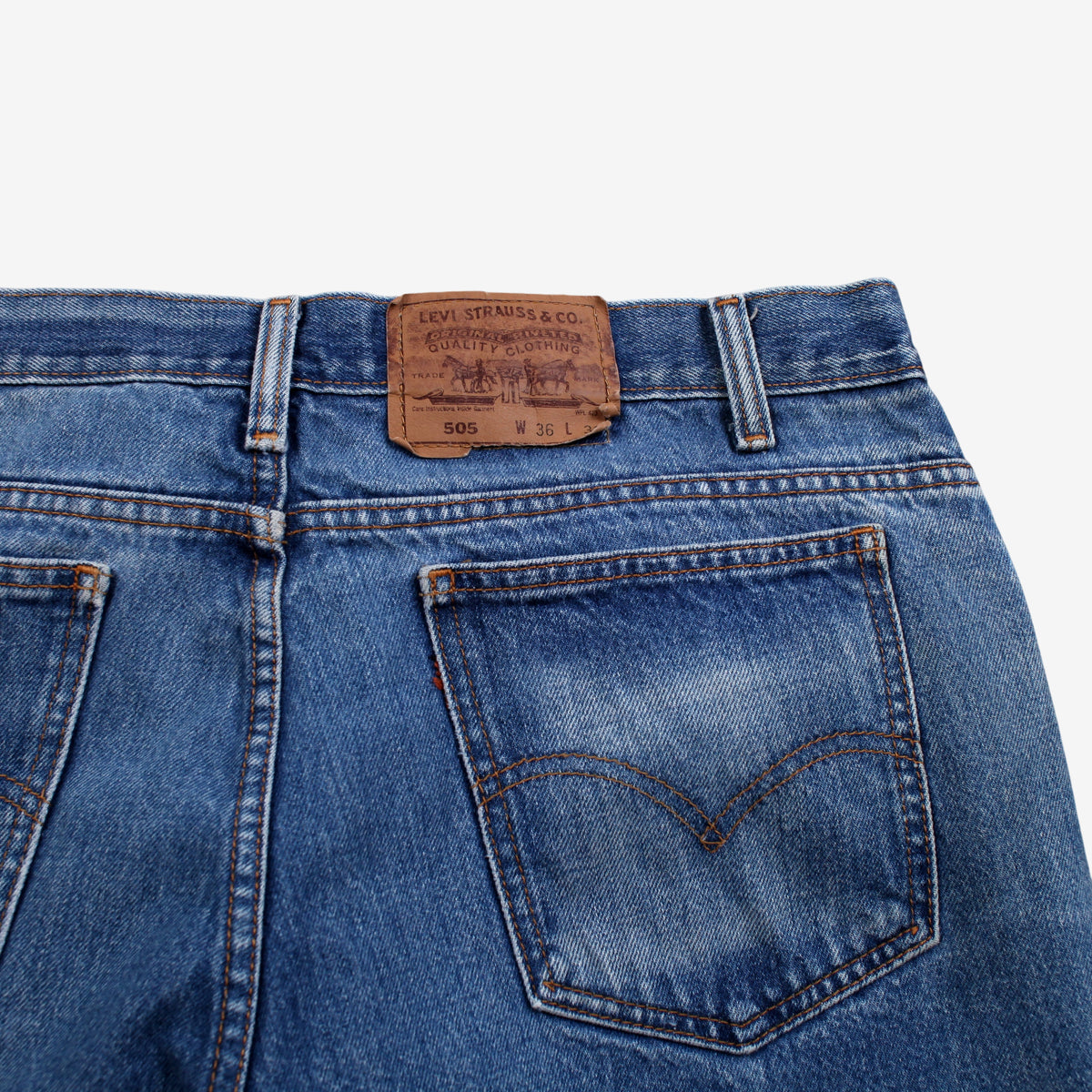 Vintage Levis 505 Jeans Regular Straight 36x30 80s