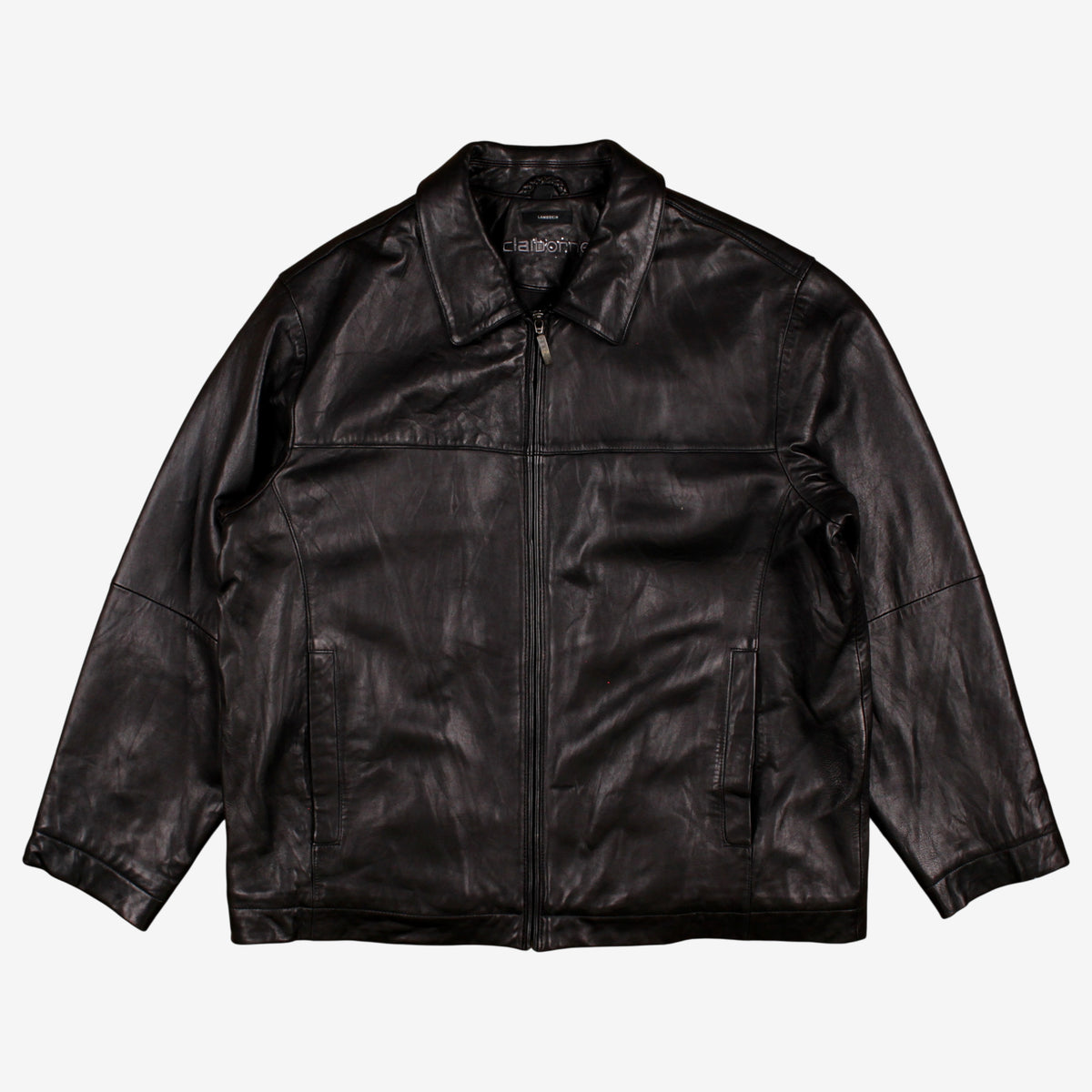 Claiborne Leather Jacket XL Mens 00s