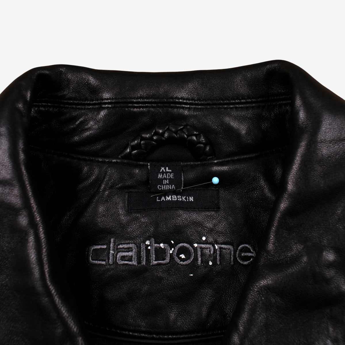 Claiborne Leather Jacket XL Mens 00s