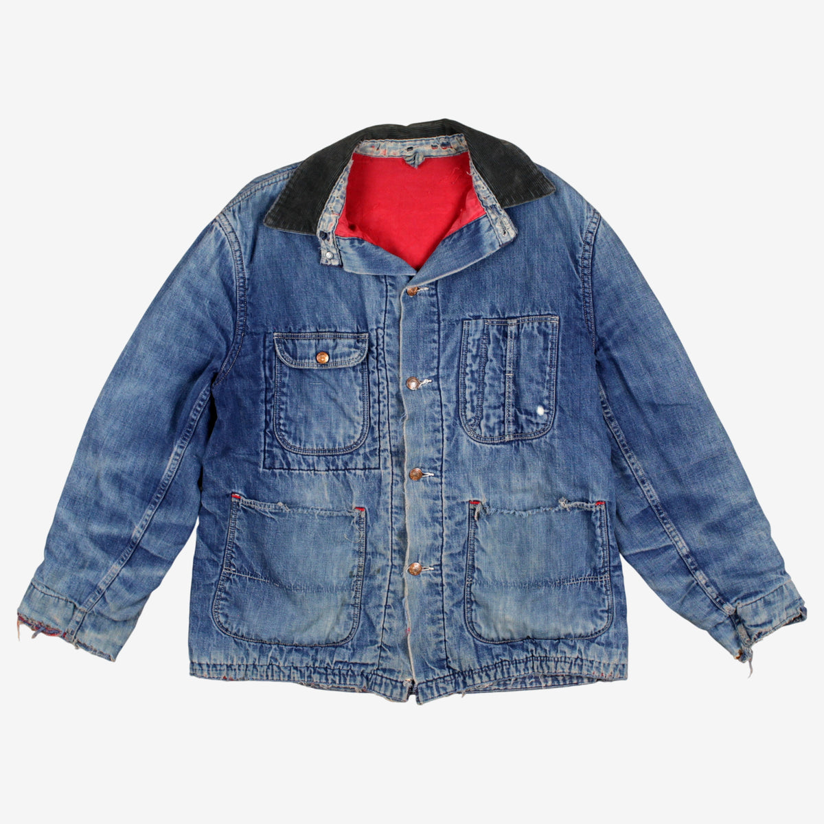 Vintage Denim Chore Jacket M Mens 60s
