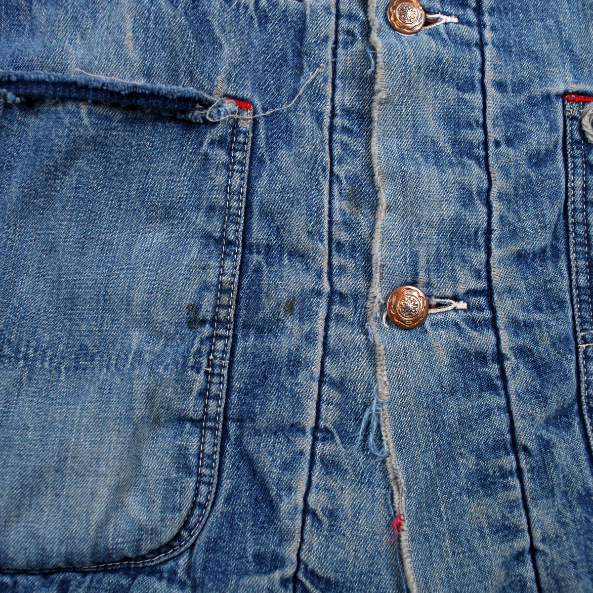 Vintage Denim Chore Jacket M Mens 60s