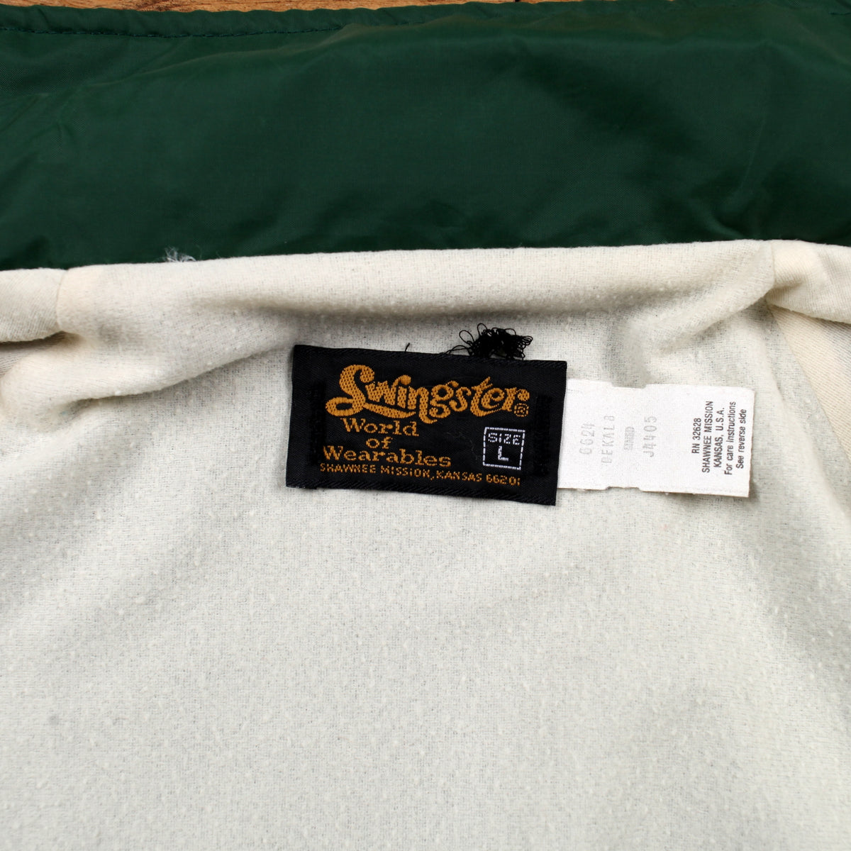 Vintage Swingster Racing Jacket L Mens 80s