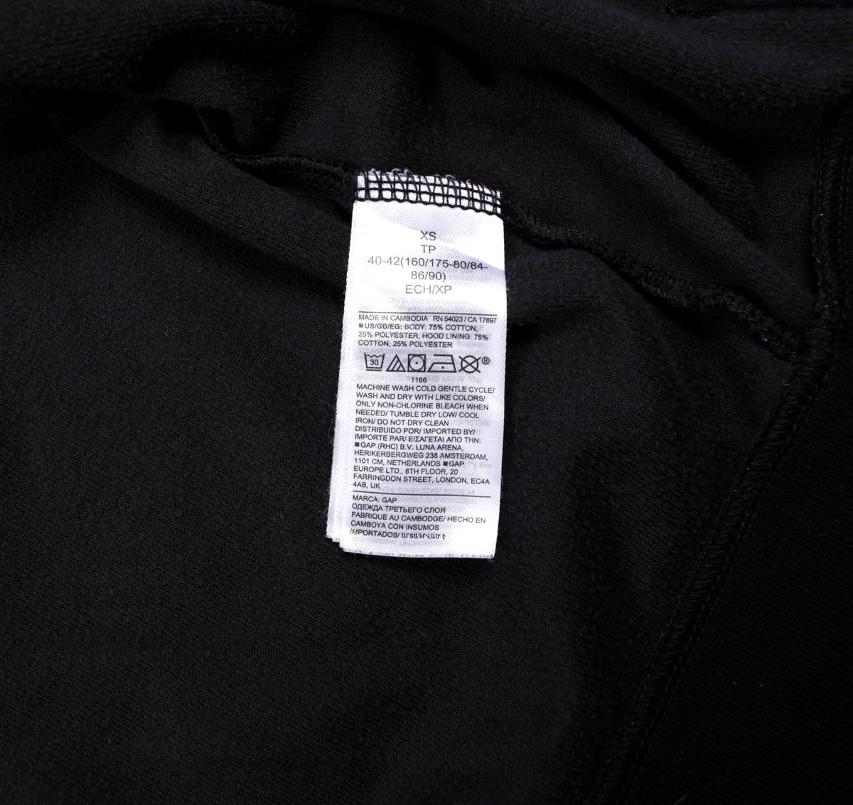 Gap Hoodie Velour Y2k Sweatshirt XS Womens