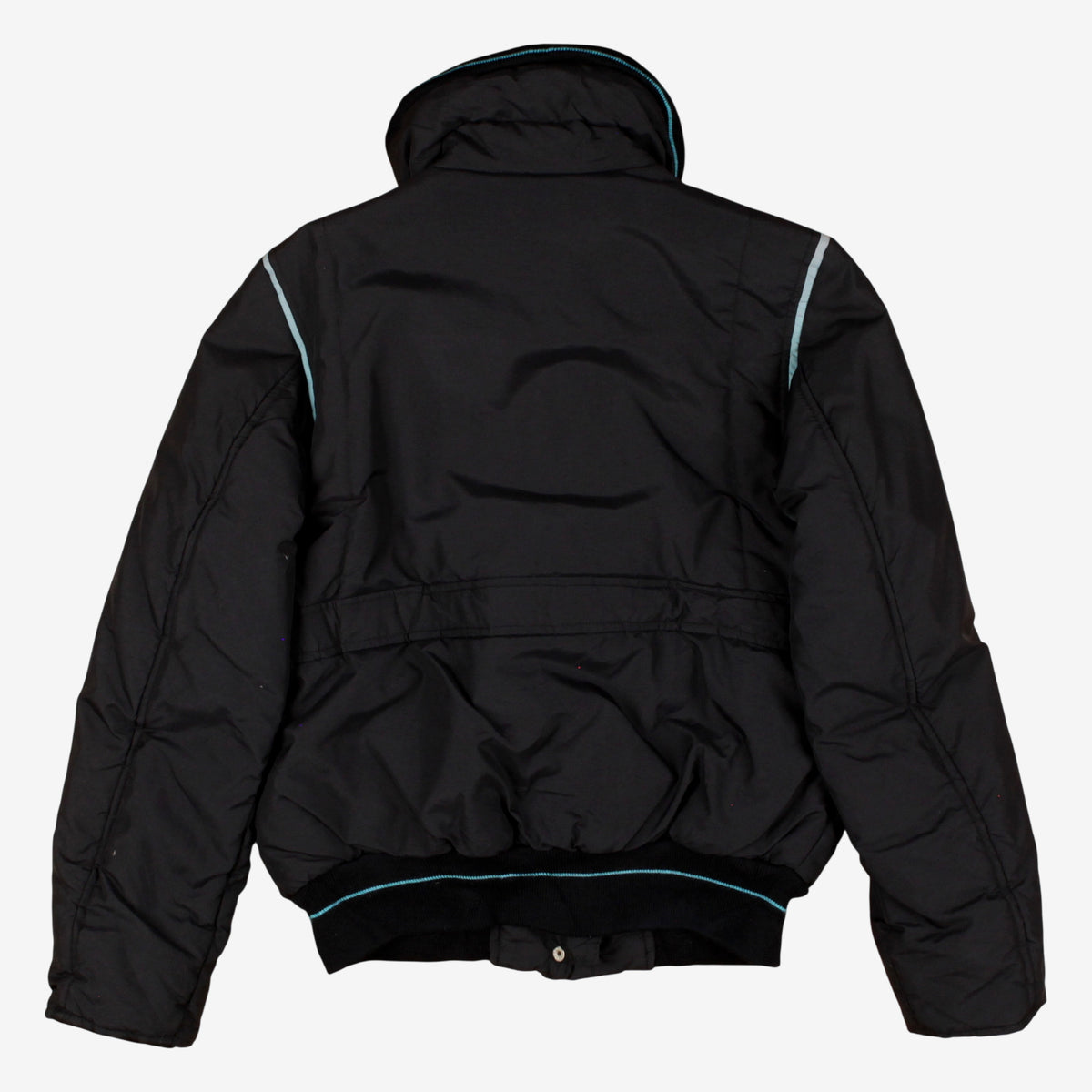 Vintage Profile Bomber Jacket Black M Womens 80s