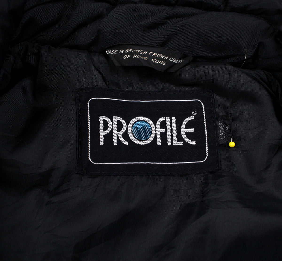 Vintage Profile Bomber Jacket Black M Womens 80s