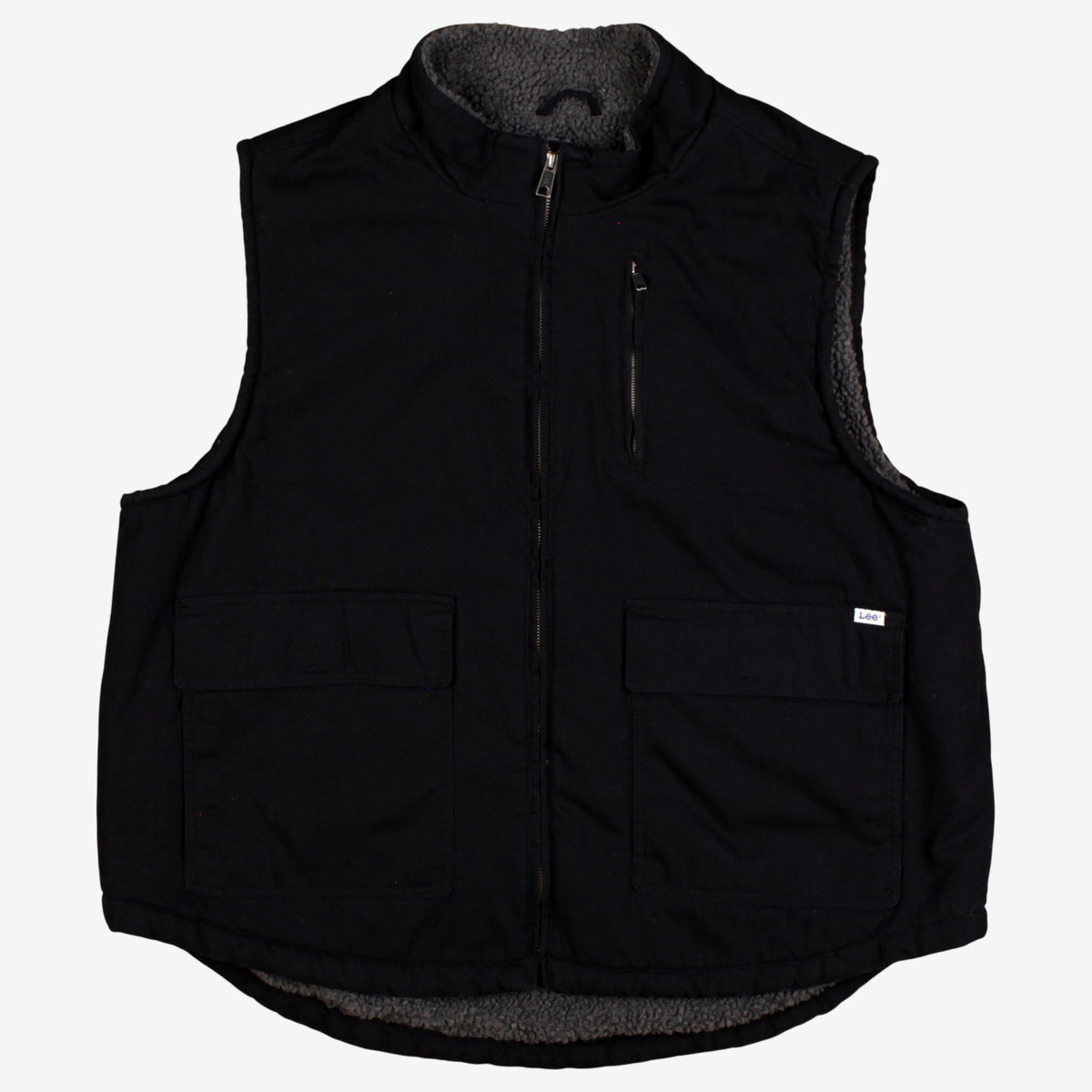 Lee Waistcoat Black 2XL Mens