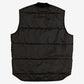 Cat Waistcoat Quilted Vest Jacket Black Mens M