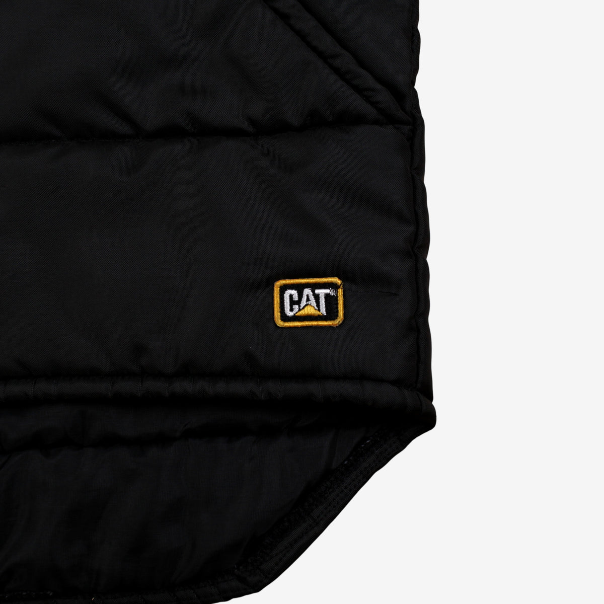 Cat Waistcoat Quilted Vest Jacket Black Mens M