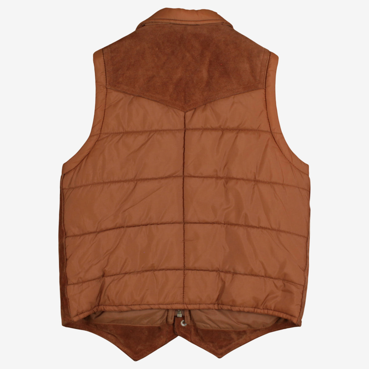 Vintage Bermans Suede Vest Jacket Mens S 70s
