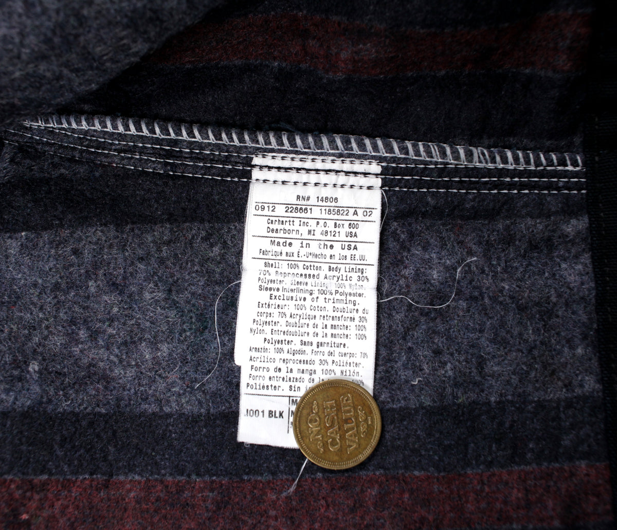 Carhartt Detroit Jacket M Mens 00s USA Made