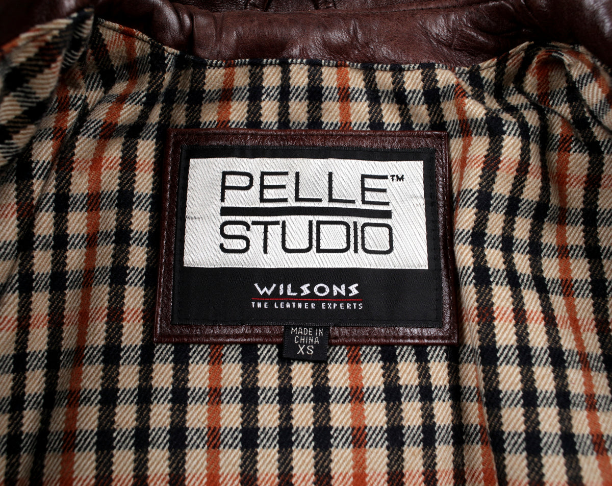 Vintage Wilsons Pelle Studio Leather Jacket XS Womens 90s