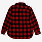 Vintage Sears Buffalo Flannel Shirt L Mens 80s