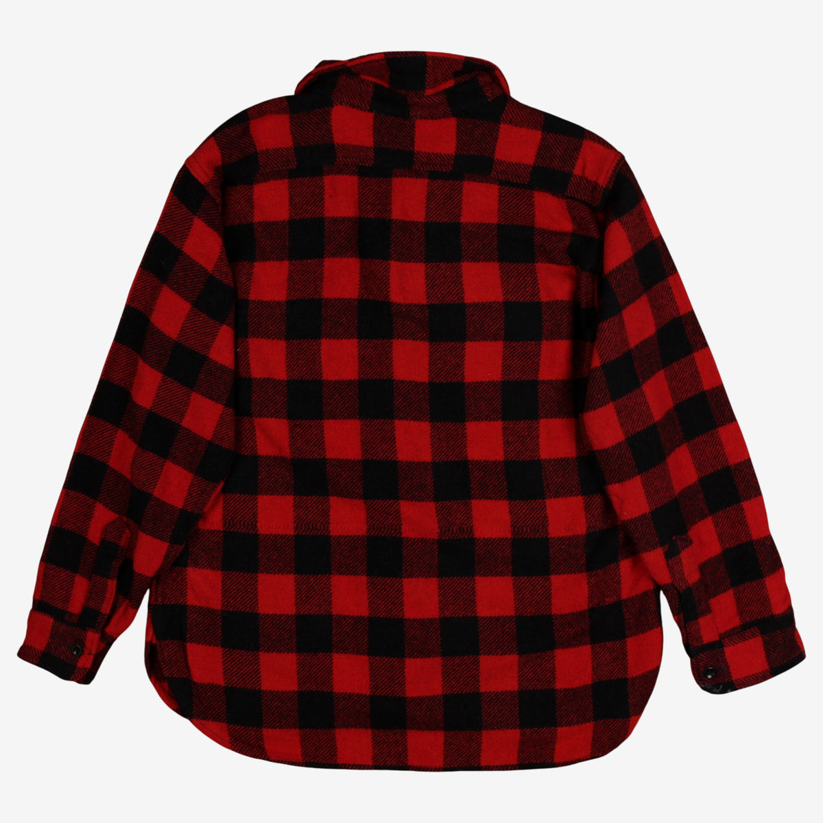Vintage Sears Buffalo Flannel Shirt L Mens 80s