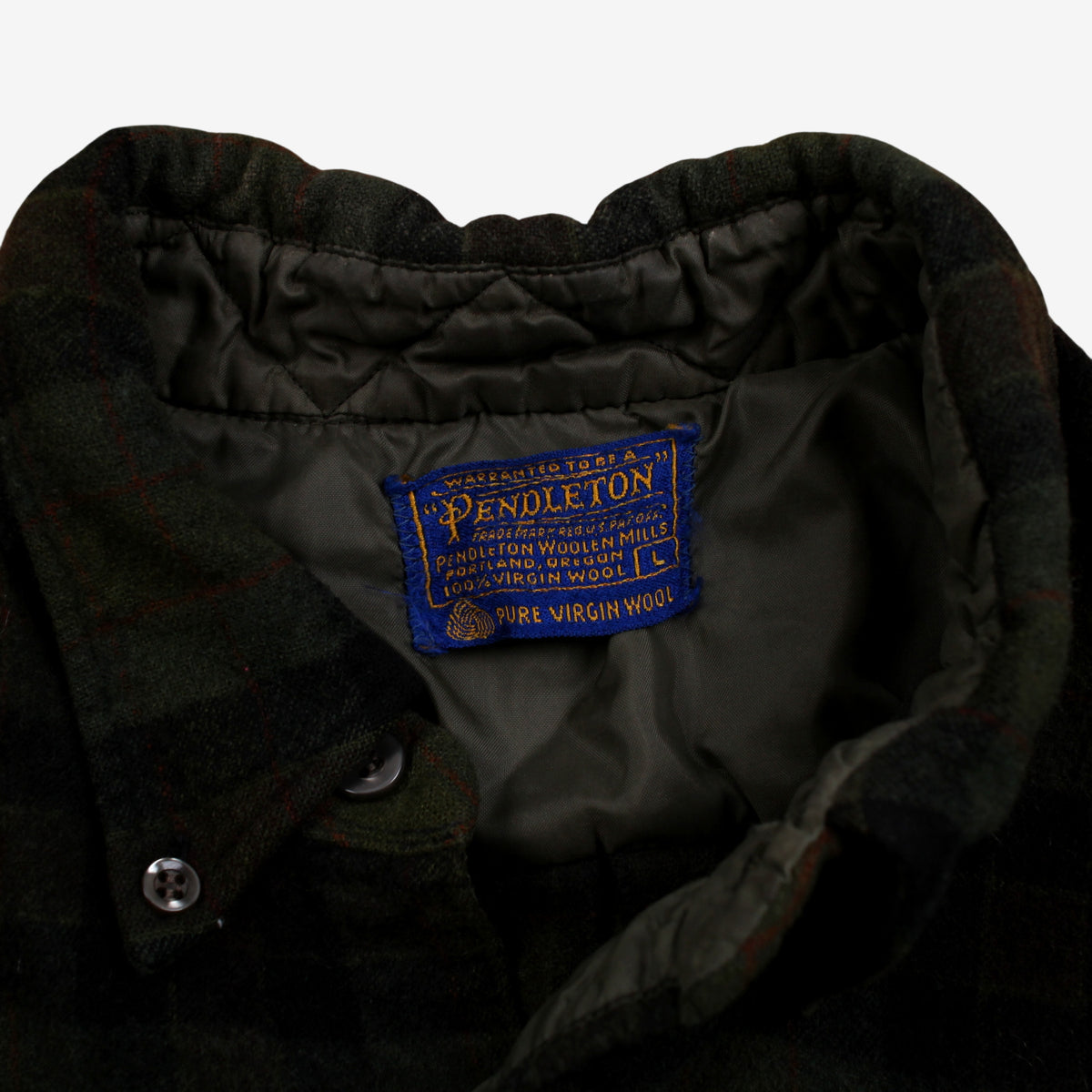 Vintage Pendleton Flannel Shirt L Mens 60s