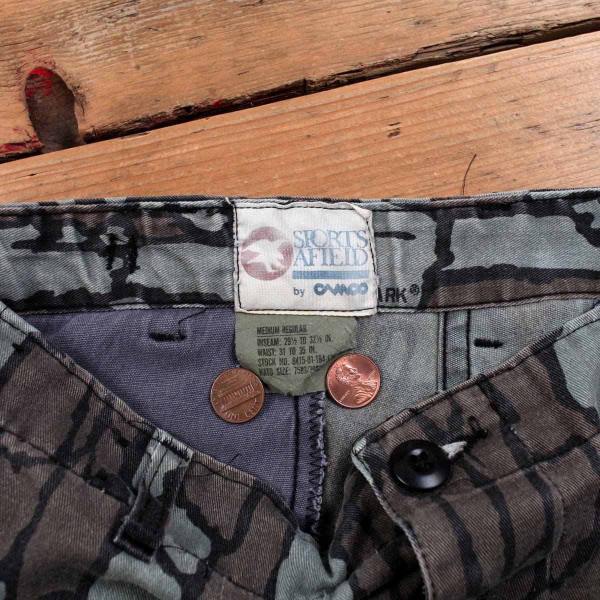 Sports Afield Cargo Trousers Pants 34x31