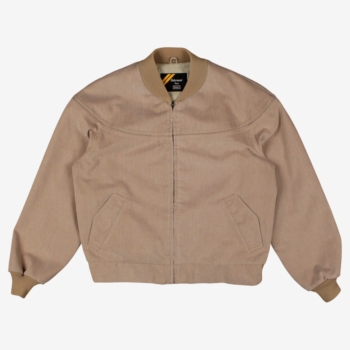 Vintage Sears Bomber Jacket L Mens 70s