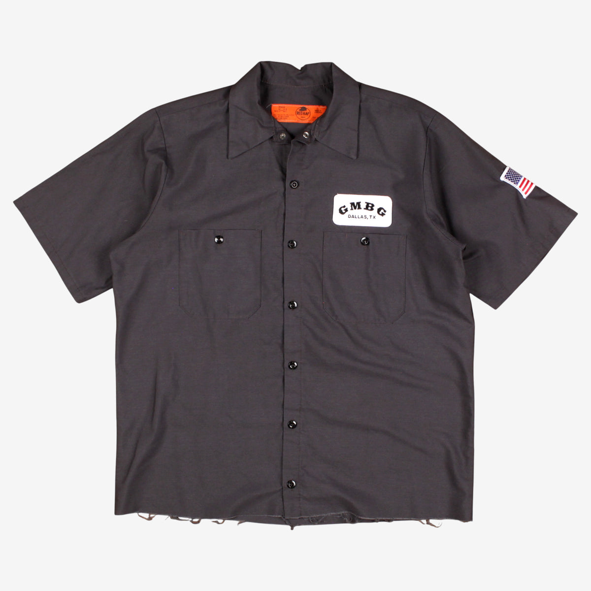 Red Kap Cropped Work Shirt M Mens