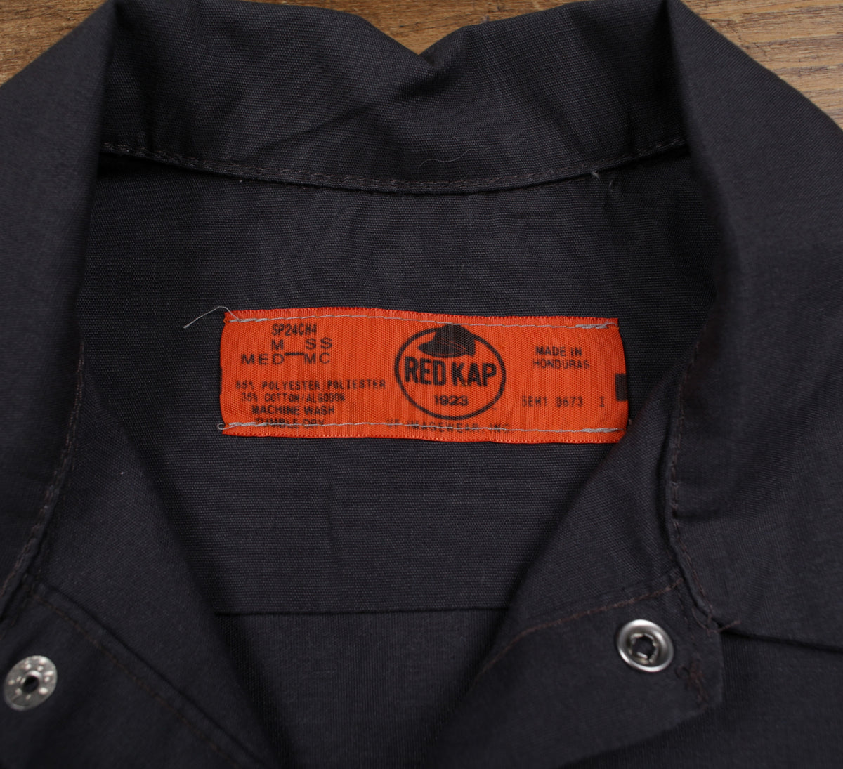 Red Kap Cropped Work Shirt M Mens