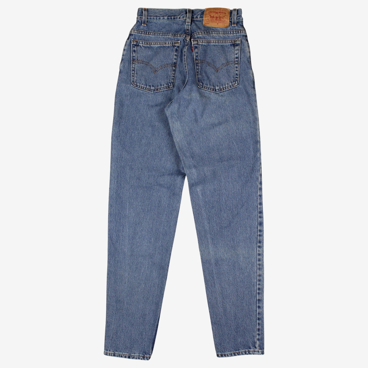 Vintage Levis 550 Jeans Relaxed Taper 28x34 Womens 90s