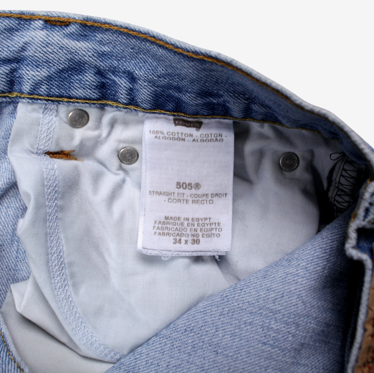 Levis 505 Jeans Regular Straight 34x30