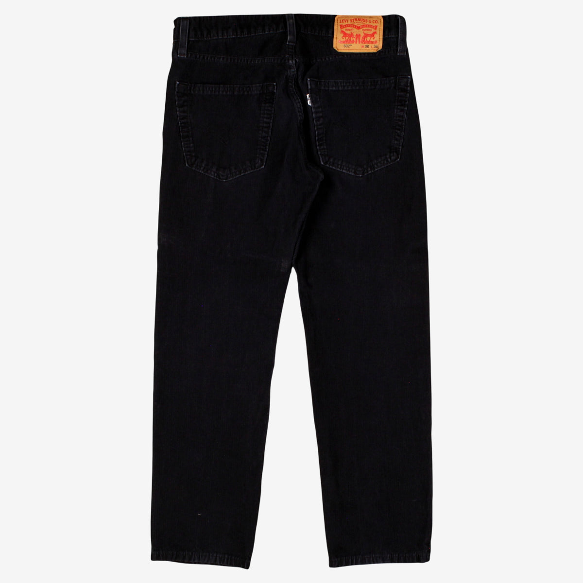Levis 502 Corduroy Trousers Pants Regular Taper 30x28 00s