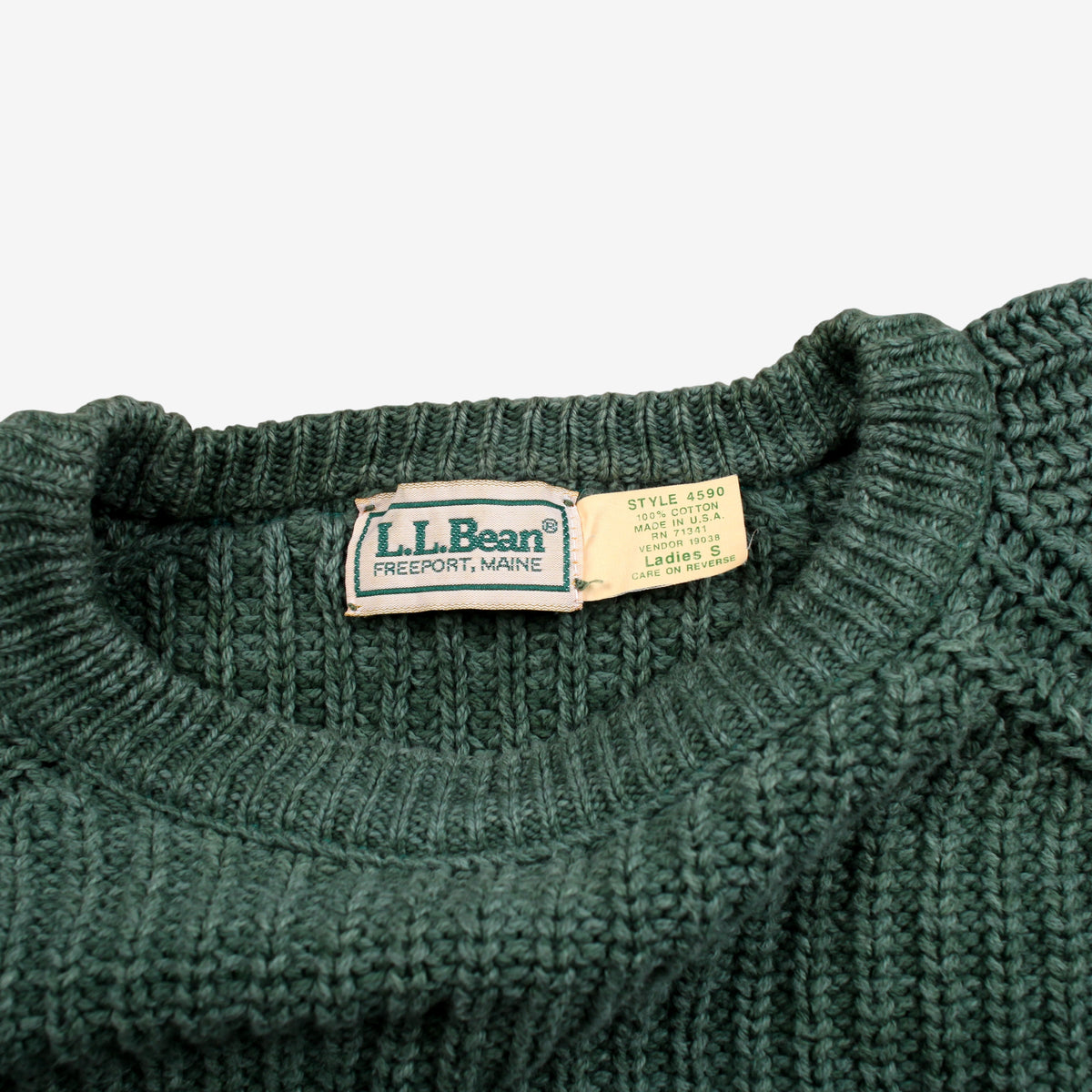Vintage L.L. Bean Sweater Jumper S Womens 90s