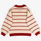 Striped Collared Sweater Jumper L Womens