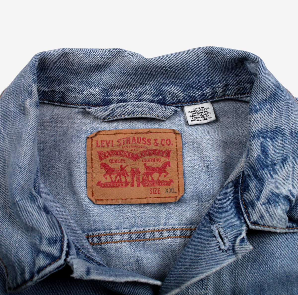 Levis Denim Jacket 2XL Mens 00s