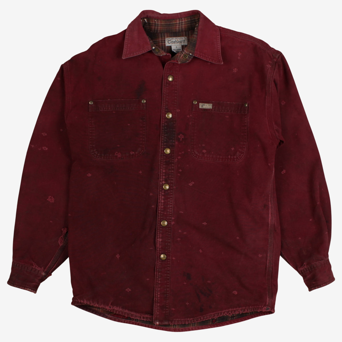 Carhartt Workwear Thrashed Snap Shirt S Mens
