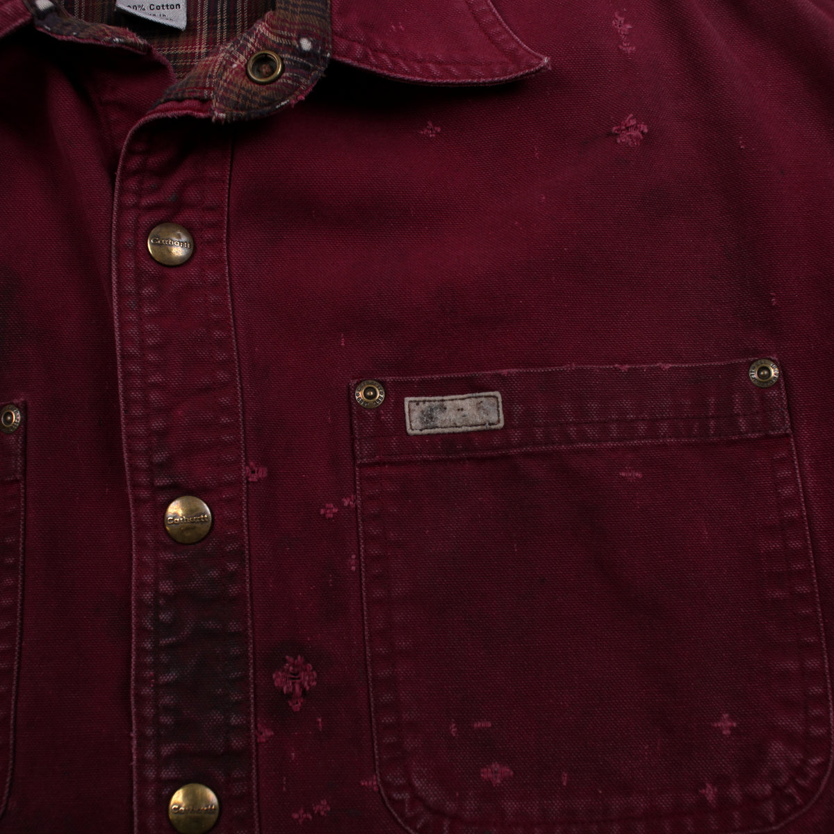Carhartt Workwear Thrashed Snap Shirt S Mens