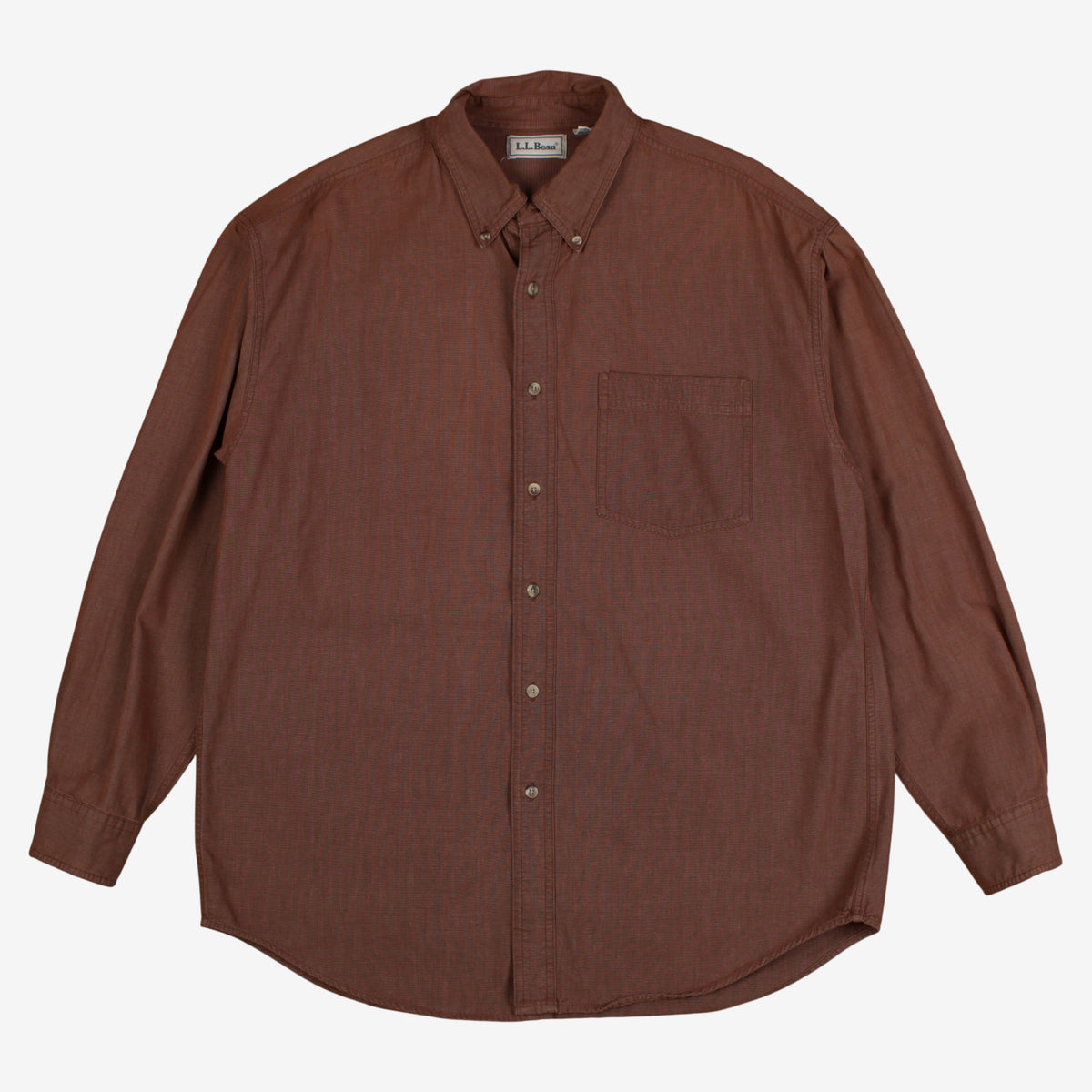 L.L. Bean Cotton Workwear Shirt L Mens