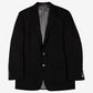 Calvin Klein Blazer Jacket 42L Mens Black Wool Blend Lined Smart Business Suit