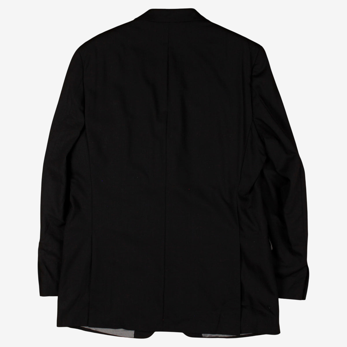 Calvin Klein Blazer Jacket 42L Mens Black Wool Blend Lined Smart Business Suit