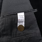 Calvin Klein Blazer Jacket 42L Mens Black Wool Blend Lined Smart Business Suit