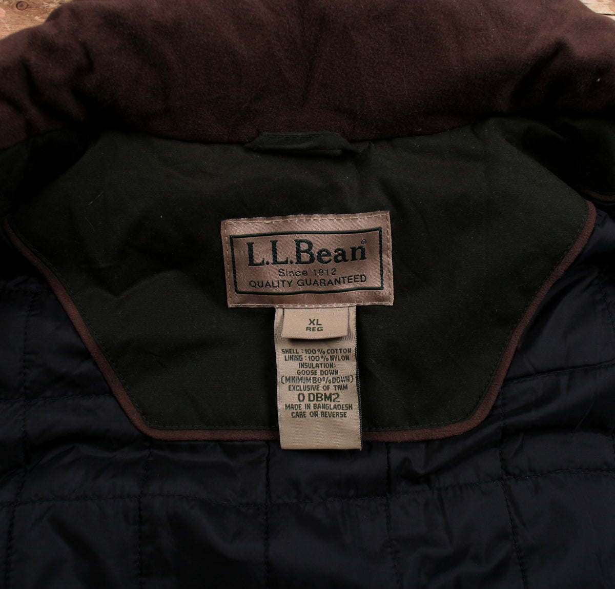 L.L. Bean Waxed Cotton Vest XL Mens
