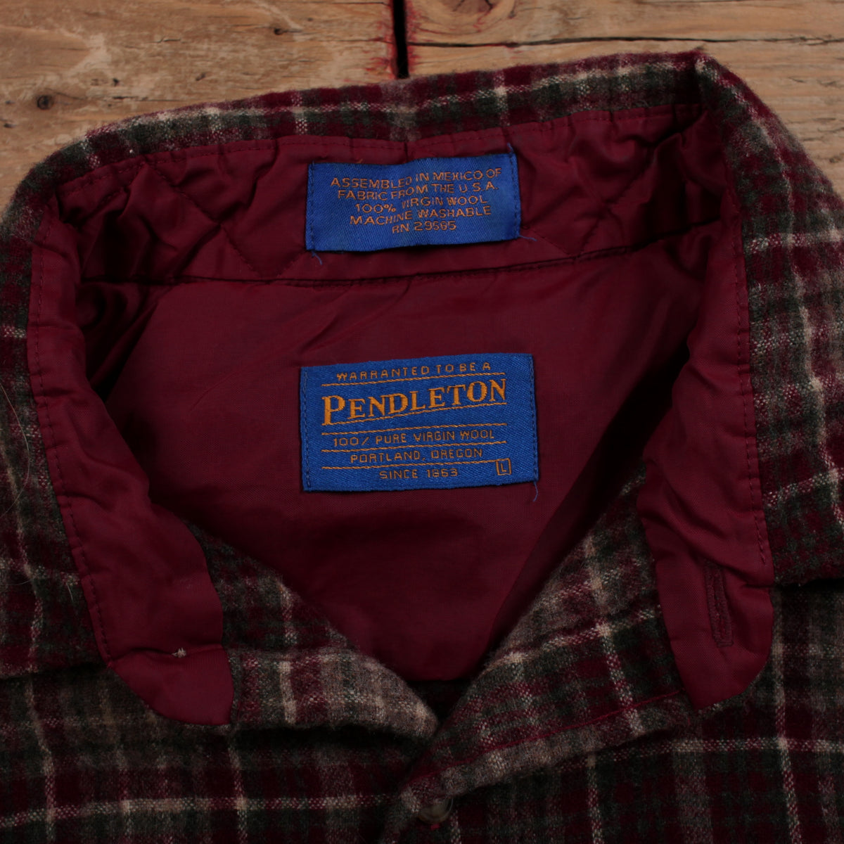 Pendleton Flannel Shirt L Mens