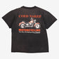 Vintage Delta Biker T-shirt L Mens 90s Black Motorcycle Graphic USA Made