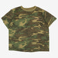 Single Stitch Camo Ringer T-shirt XL Mens 00s Green Camouflage Pattern Military